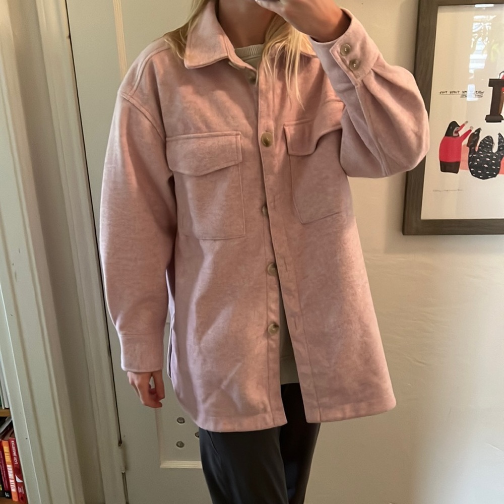 OVERSIZED PINK SHACKET